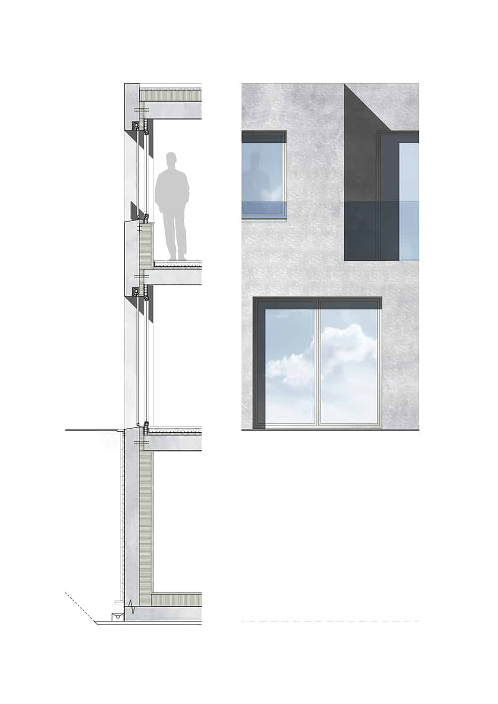 X:Projekte466-Studie OberriedenPläneFassadenschnitt Fassade